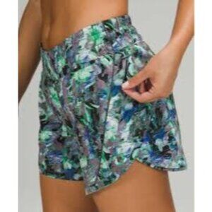 Lululemon Track That Mid-Rise 5" Shorts Rapid Flourish Multi Lightweight
